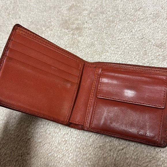 Authentic Burnt Orange Coach Wallet - Picture 2 of 3